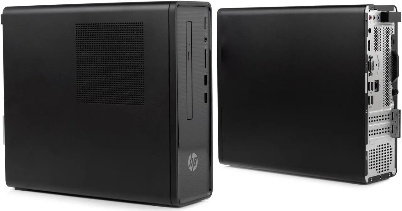 Alt view image 6 of 7 - HP Slimline 290 Desktop, AMD A4-A4-9125 Upto 2.6GHz, 16GB RAM, 512GB SSD, DVDRW, HDMI, VGA, Card Reader, Wi-Fi, Bluetooth, Windows 10 Pro
