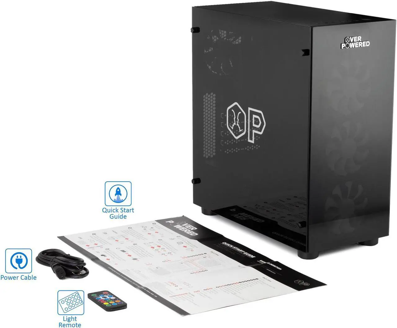 Alt view image 7 of 7 - Overpowered Gaming DTW2 Desktop, Intel Core i7-8700 Upto 4.6GHz, 32GB RAM, 1TB NVMe SSD + 1TB HDD, NVIDIA GeForce GTX 1080, HDMI, DisplayPort, DVI, Wi-Fi, Bluetooth, Windows 10 Pro
