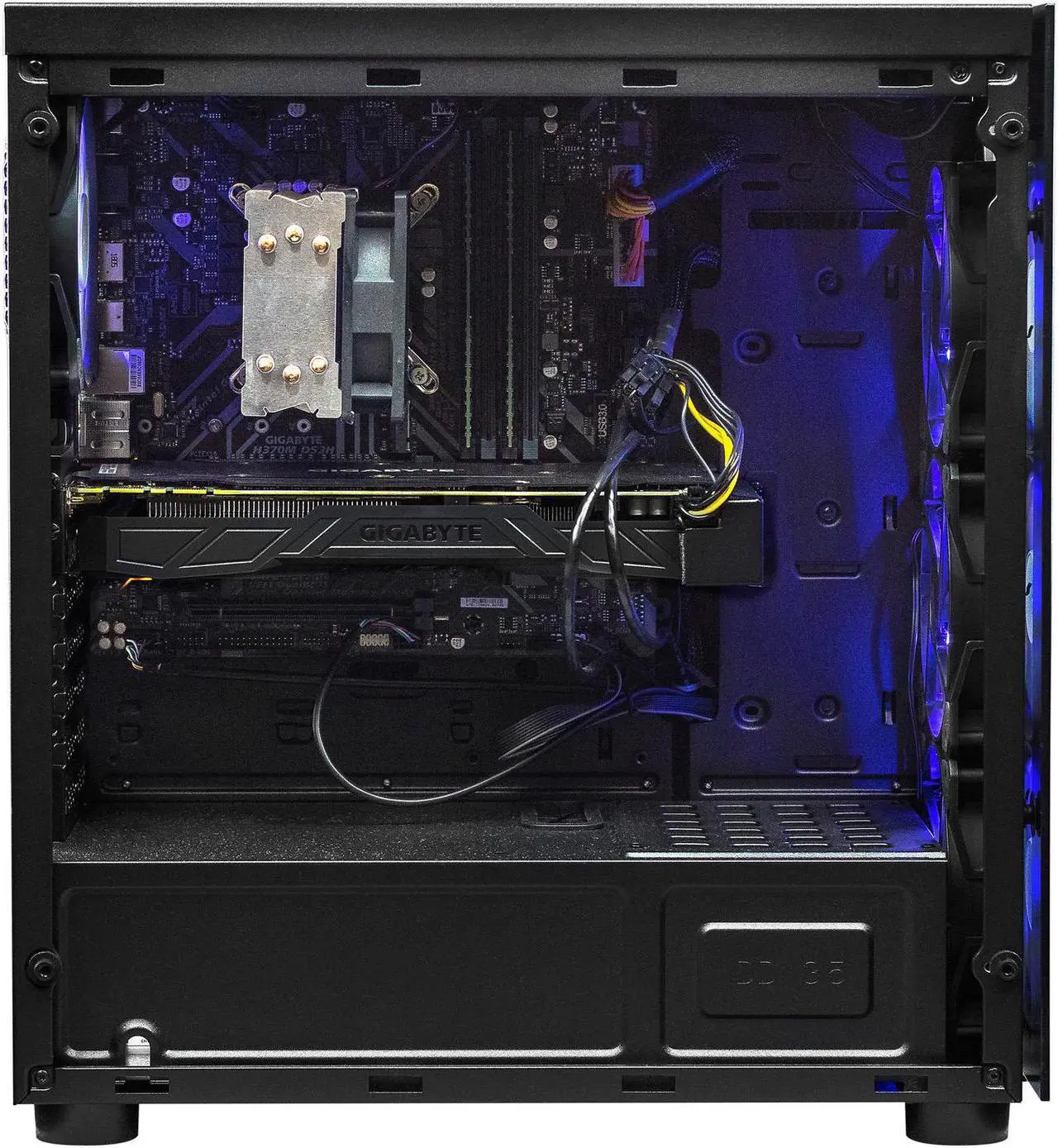 Alt view image 6 of 7 - Overpowered Gaming DTW2 Desktop, Intel Core i7-8700 Upto 4.6GHz, 32GB RAM, 1TB NVMe SSD + 1TB HDD, NVIDIA GeForce GTX 1080, HDMI, DisplayPort, DVI, Wi-Fi, Bluetooth, Windows 10 Pro