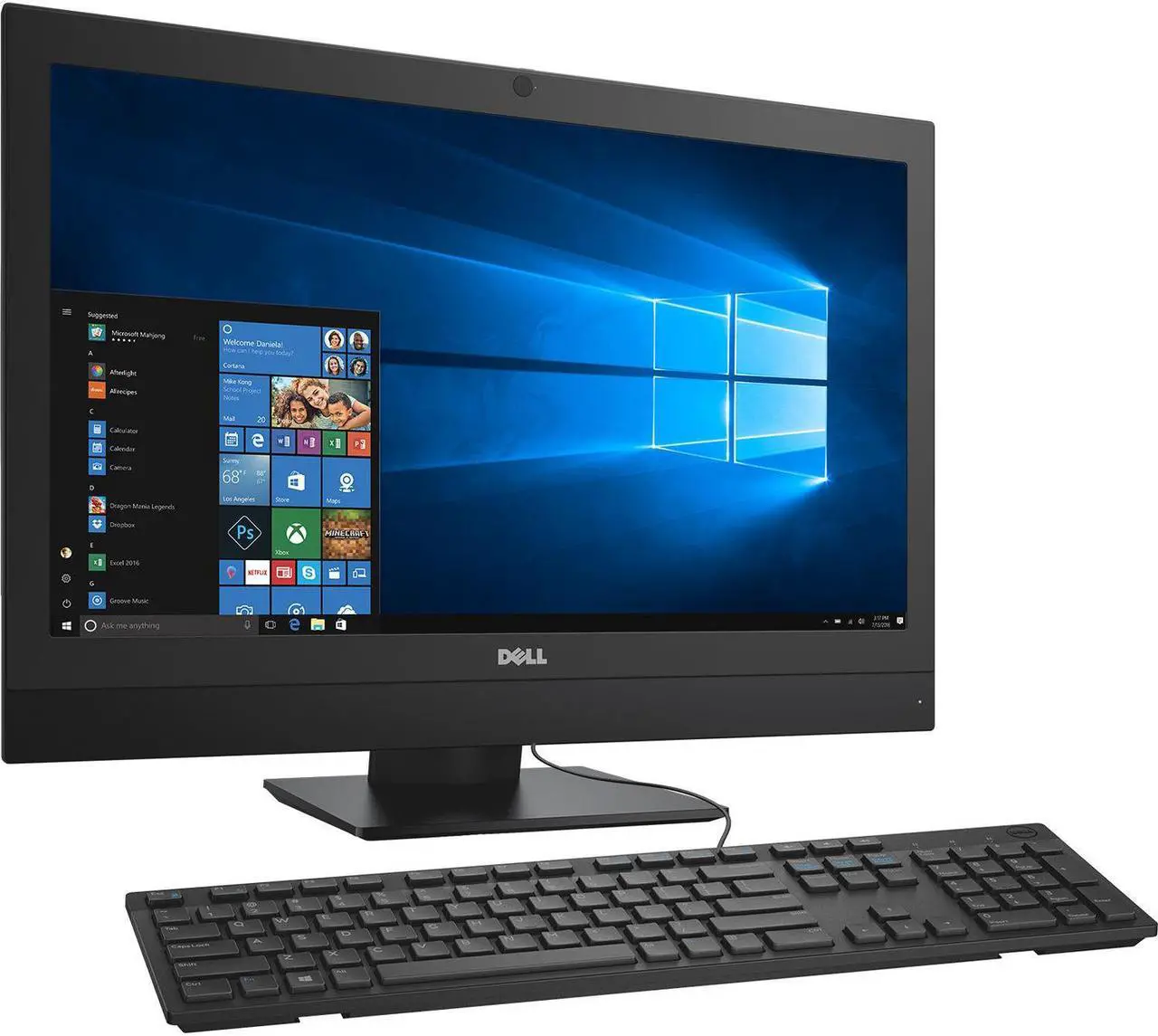 Main image of Dell OptiPlex 7450 All-in-One Desktop PC, 23.8" FHD Display, Intel Core i7-7700 Upto 4.2GHz, 16GB RAM, 512GB SSD + 1TB HDD, Windows 10 Pro