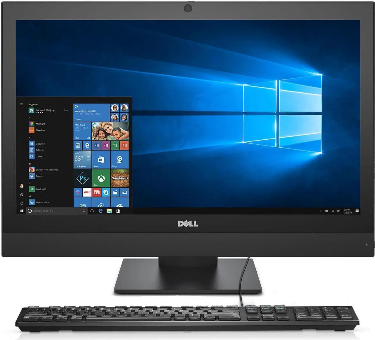 Alt view image 2 of 5 - Dell OptiPlex 7450 All-in-One Desktop PC, 23.8" FHD Display, Intel Core i7-7700 Upto 4.2GHz, 16GB RAM, 512GB SSD + 1TB HDD, Windows 10 Pro