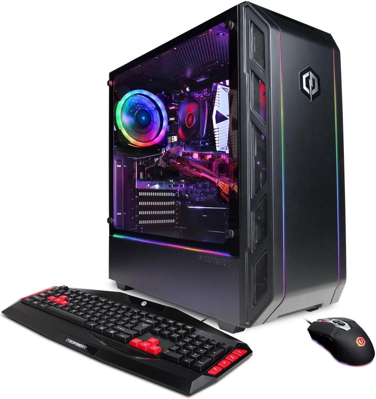 Main image of CyberPowerPC Gamer Master Gaming Desktop PC, AMD Ryzen 7 2700 Upto 4.1GHz, 16GB RAM, 1TB SSD, NVIDIA GeForce GTX 1060, RGB Lighting, Windows 10 Pro