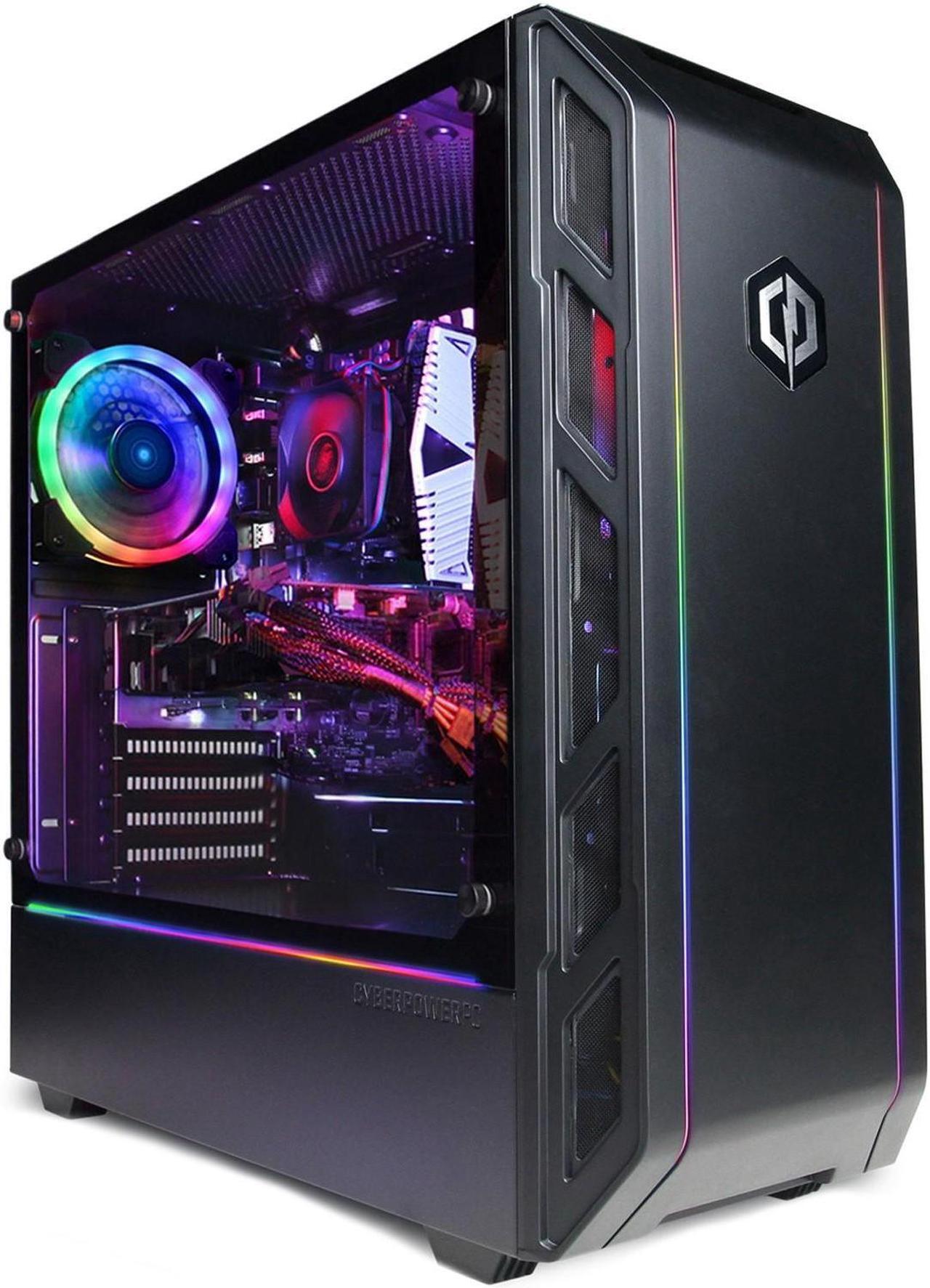 Alt view image 2 of 6 - CyberPowerPC Gamer Master Gaming Desktop PC, AMD Ryzen 7 2700 Upto 4.1GHz, 16GB RAM, 1TB SSD, NVIDIA GeForce GTX 1060, RGB Lighting, Windows 10 Pro