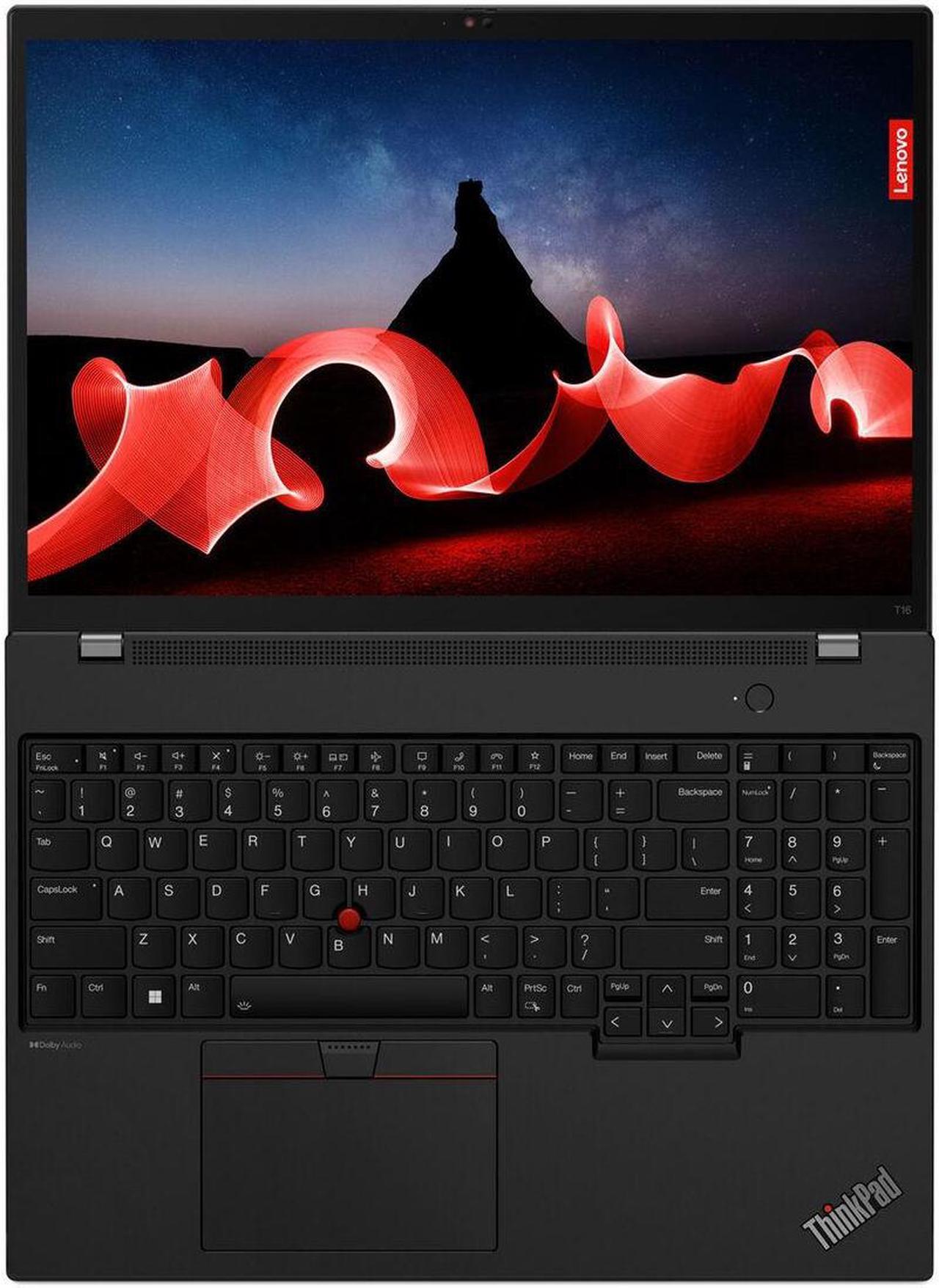 Alt view image 3 of 4 - Lenovo ThinkPad T16 Gen 2 Laptop, 16" FHD+ Display, Intel Core i7-1355U Upto 5GHz, 32GB RAM, 1TB SSD, Fingerprint Reader, Windows 11 Pro (21HHS1C600)