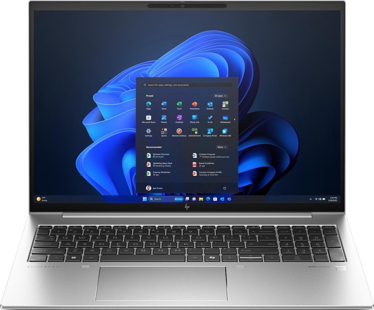 Main image of HP EliteBook 865 G11 Laptop, 16" FHD+ Touch Display, AMD Ryzen 5 PRO 8640HS Upto 4.9GHz, 16GB RAM, 1TB SSD, Backlit keys, Fingerprint Reader, Windows 11 Pro