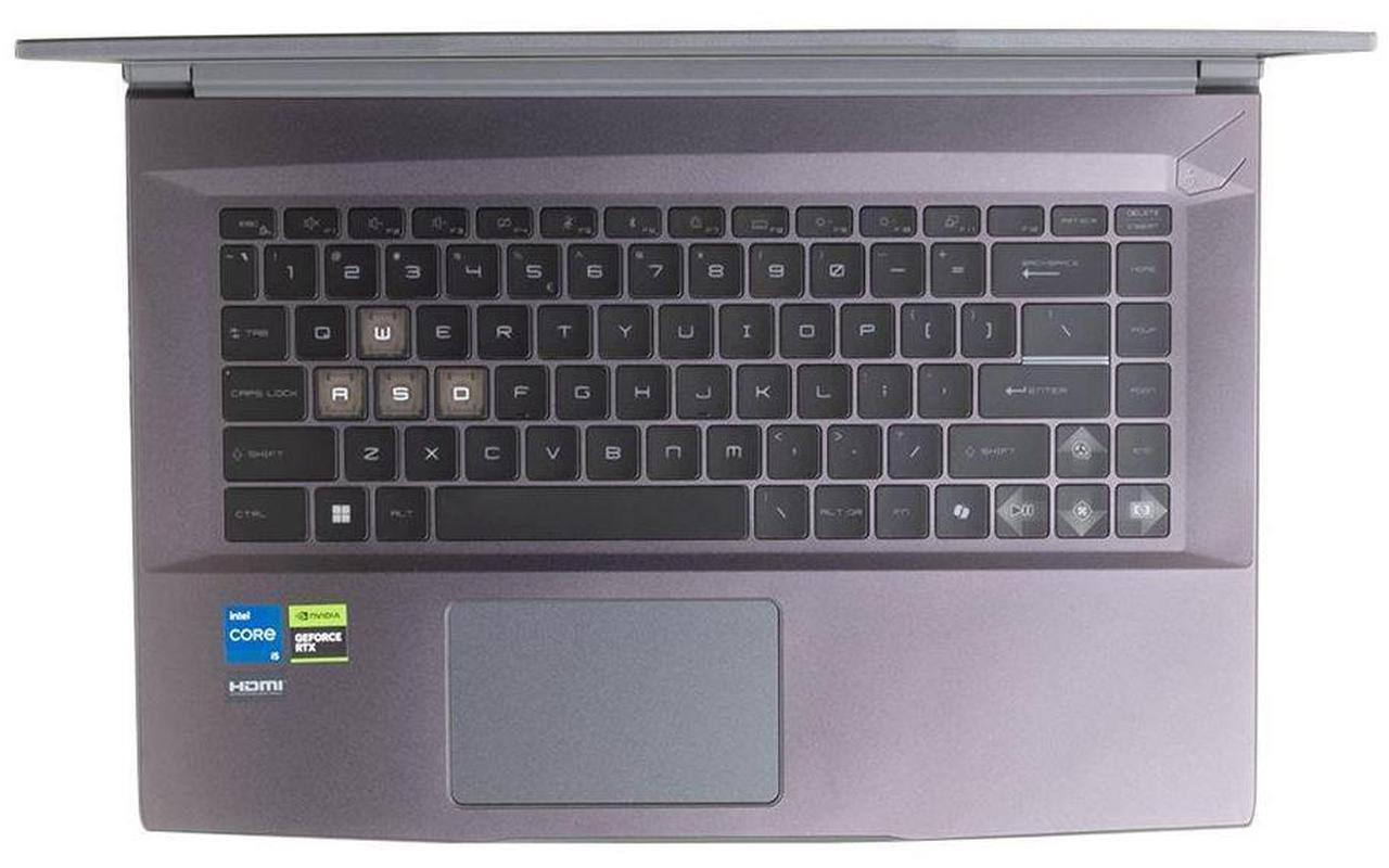 Alt view image 4 of 6 - MSI Thin Gaming Laptop, 15.6" 144Hz FHD Display, Intel Core i5-12450H Upto 4.4GHz, 8GB RAM, 512GB SSD, NVIDIA GeForce RTX 2050, Backlit keys, Windows 11 Pro