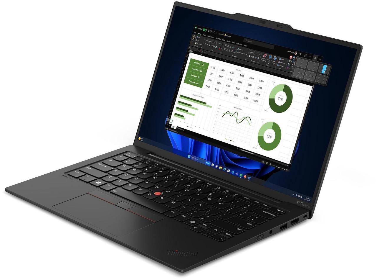 Alt view image 2 of 7 - Lenovo ThinkPad X1 Carbon Gen 12 Laptop, 14" FHD+ Touch Display, Intel Core Ultra 7 155H Upto 4.8GHz, 32GB RAM, 4TB SSD, Backlit keys, Fingerprint Reader, Windows 11 Pro