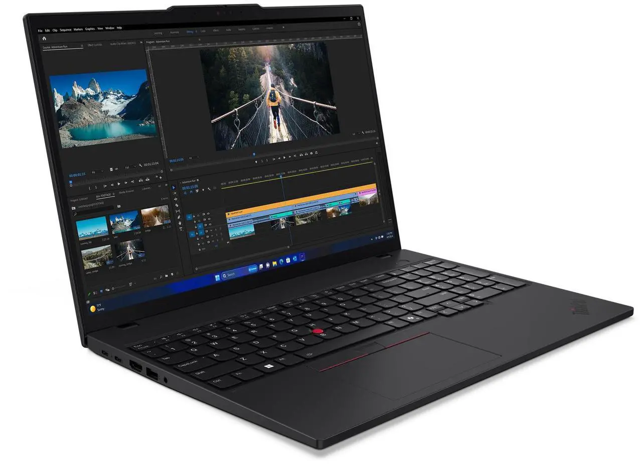 Alt view image 3 of 7 - Lenovo ThinkPad T16 G3 Laptop, 16" FHD+ Display, Intel Core Ultra 7 155U Upto 4.8GHz, 32GB RAM, 2TB SSD, Backlit keys, Fingerprint Reader, Windows 11 Pro