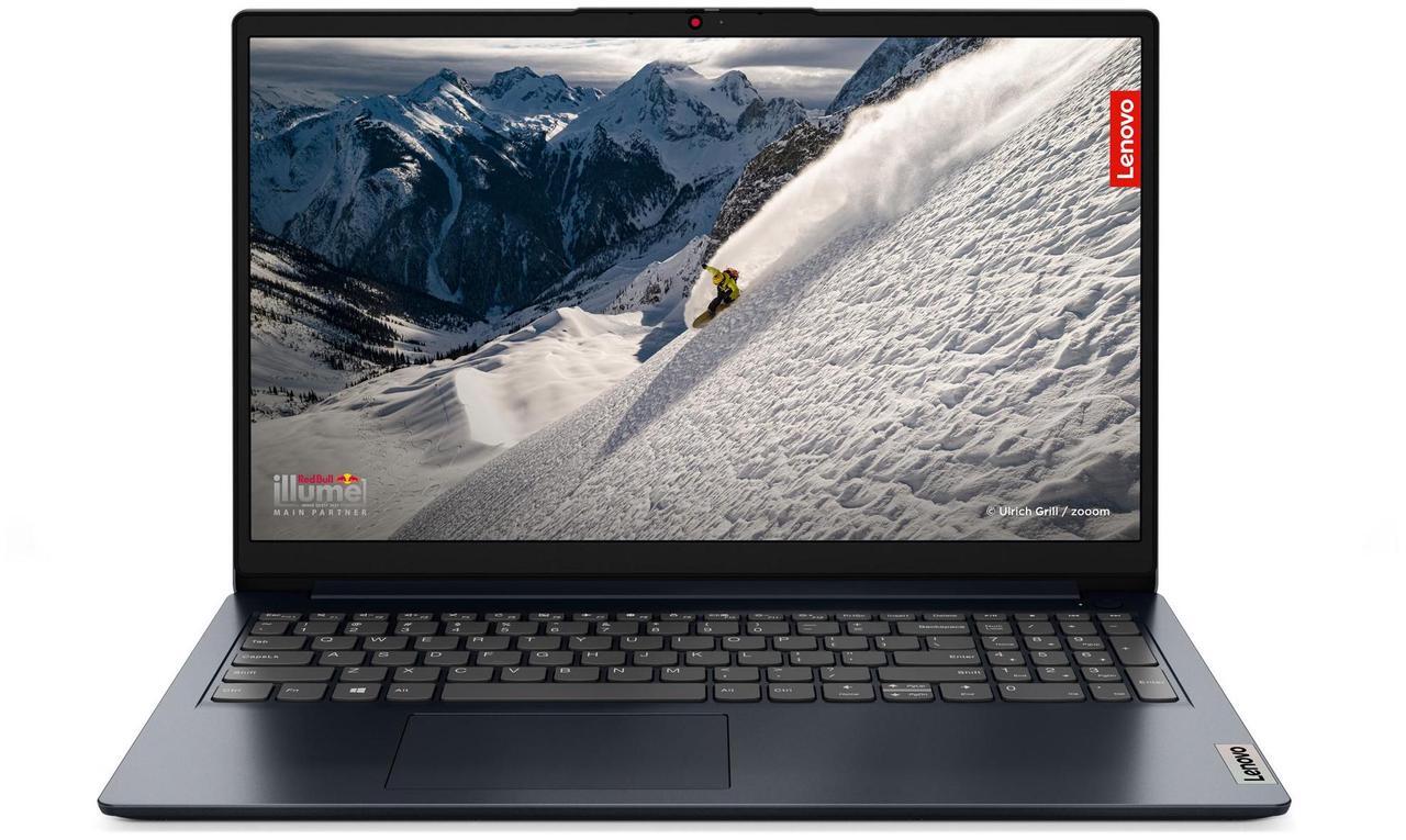Main image of Lenovo IdeaPad 1 Laptop, 15.6" FHD Display, AMD Ryzen 3 7320U Upto 4.1GHz, 4GB RAM, 2TB SSD, Windows 11 Pro
