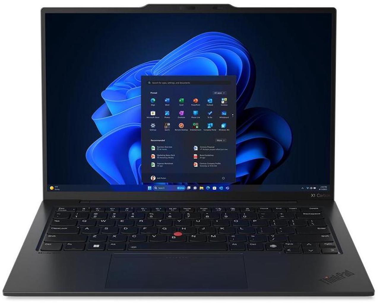 Main image of Lenovo ThinkPad X1 Carbon Gen 12 Laptop, 14" FHD+ Touch Display, Intel Core Ultra 7 165U, 32GB RAM, 1TB SSD, Windows 11 Pro