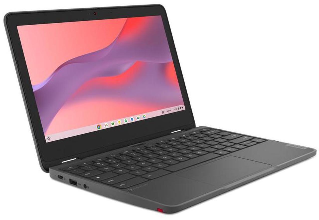 Alt view image 2 of 7 - Lenovo Yoga 300e Gen 4 2-in-1 Laptop, 11.6" HD Display, MediaTek Kompanio 520 2.2GHz, 4GB RAM, 32GB eMMC, Chrome OS (82W2000AUS)