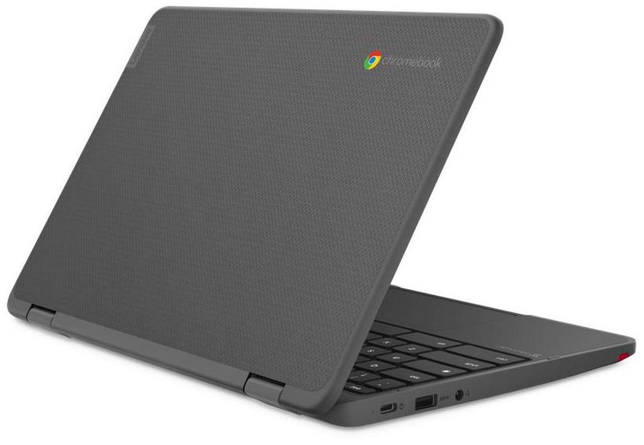 Alt view image 4 of 7 - Lenovo Yoga 300e Gen 4 2-in-1 Laptop, 11.6" HD Display, MediaTek Kompanio 520 2.2GHz, 4GB RAM, 32GB eMMC, Chrome OS (82W2000AUS)