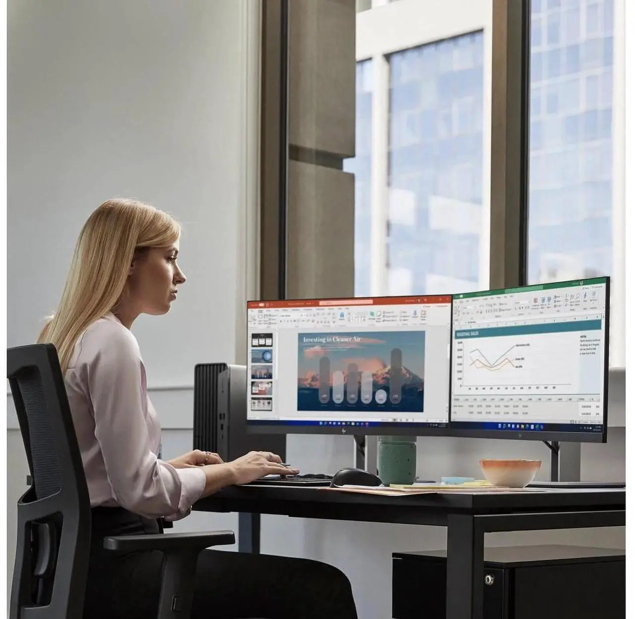 Alt view image 4 of 4 - HP Pro 400 G9 Desktop PC, Intel Core i9-14900KS Upto 6.2GHz, 16GB RAM, 1TB SSD, Windows 11 Pro