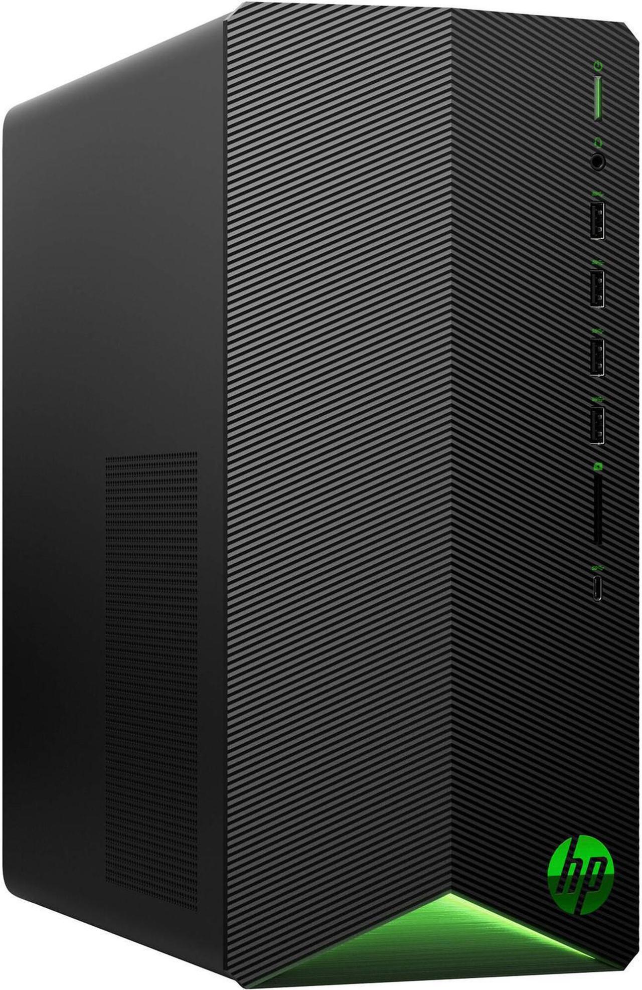 Main image of HP Pavilion TG01 Gaming Desktop, AMD Ryzen 5 5600G Upto 4.4GHz, 8GB RAM, 256GB NVMe SSD, AMD Radeon RX 5500, HDMI, VGA, Card Reader, Wi-Fi, Bluetooth, Windows 10 Pro