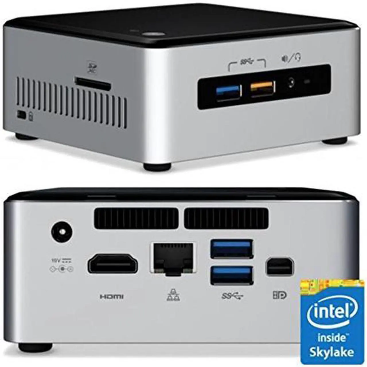Main image of Intel NUC Desktop/HTPC 6th Generation Intel Dual-Core i3 2.3GHz, 16GB DDR4, 512GB SSD, Wifi, Bluetooth, 4K Capable, Dual Monitor Capable, Windows 10 Professional 64Bit