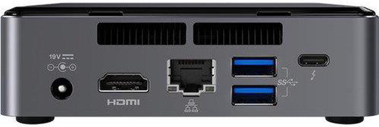 Alt view image 3 of 5 - Intel NUC NUC7i5BNK Mini PC/HTPC, Intel Core i5-7260U Upto 3.4GHz, 8GB DDR4, 256GB SSD, Windows 10 Pro, Wifi, Bluetooth, 4k Support, Dual Monitor Capable, Thunderbolt 3