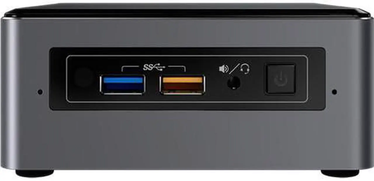 Alt view image 2 of 4 - Intel NUC NUC7i5BNH Mini PC/HTPC, Intel i5-7260U 3.4GHz, 8GB DDR4, Samsung 960 EVO NVMe 250GB SSD + 1TB HDD, Windows 10 Pro, Wifi, Bluetooth, 4k Support, Dual Monitor Capable