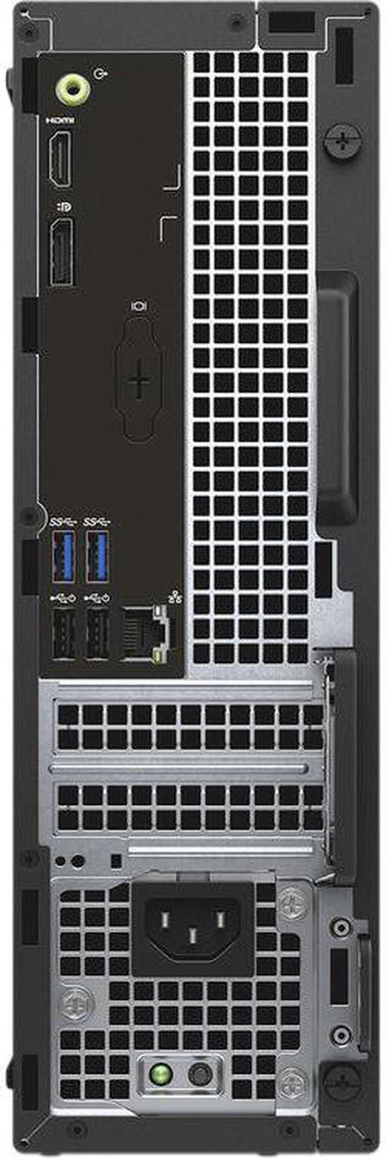 Alt view image 3 of 4 - Dell Optiplex 3050 SFF Desktop, Intel Quad-Core i5-6500 3.2GHz Upto 3.6GHz, 8GB DDR4, 240GB SSD, DVD-Writer, DisplayPort, HDMI, Card Reader, Wifi, Bluetooth, Windows 10 Pro + USB Mouse & Keyboard
