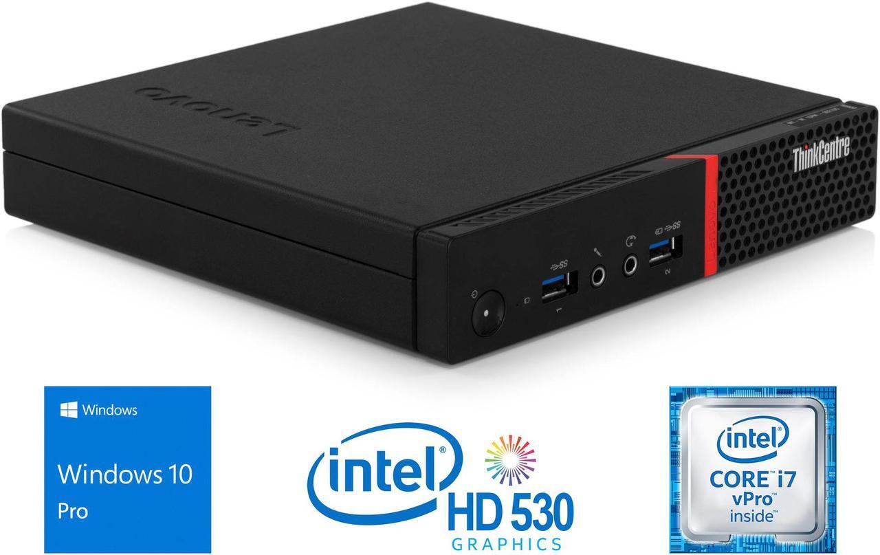 Main image of Lenovo ThinkCentre M900 Mini PC, Intel Core i7-6700T Upto 3.6GHz, 16GB RAM, 512GB SSD, DisplayPort, Wi-Fi, Bluetooth, Windows 10 Pro