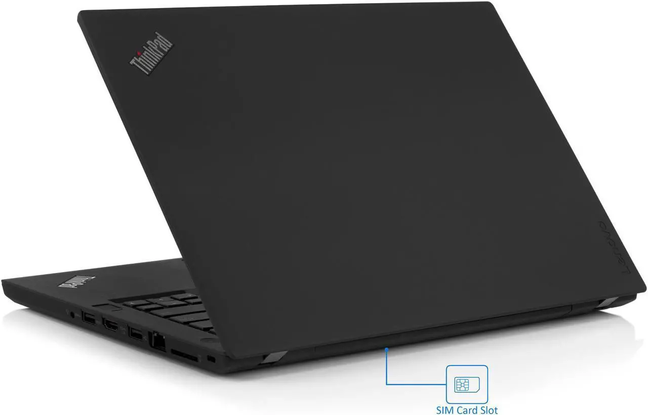 Alt view image 3 of 7 - Lenovo ThinkPad T470 Notebook, 14" HD Display, Intel Core i5-6300U Upto 3, 8GB RAM, 128GB NVMe SSD, HDMI, Thunderbolt, Card Reader, Wi-Fi, Bluetooth, Windows 10 Pro