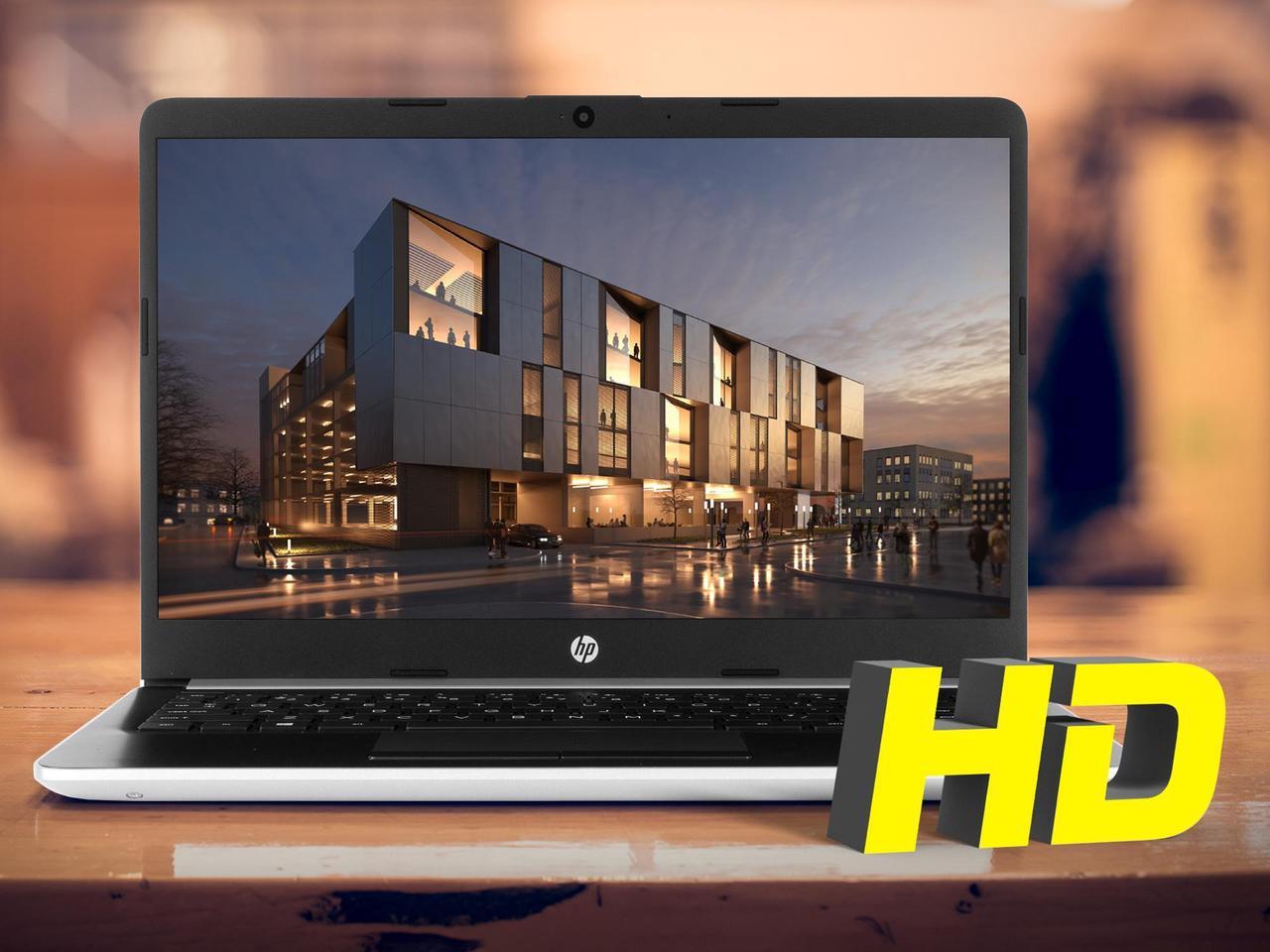 Alt view image 2 of 7 - HP 14 Notebook, 14" HD Display, AMD A9-9425 Upto 3.7GHz, 32GB RAM, 256GB NVMe SSD, HDMI, Card Reader, Wi-Fi, Bluetooth, Windows 10 Pro S