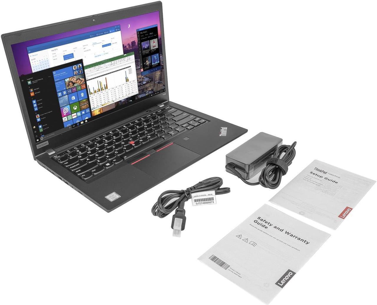 Alt view image 4 of 4 - Lenovo ThinkPad T490 Notebook, 14" FHD Display, Intel Core i5-8265U Upto 3.9GHz, 16GB RAM, 1TB NVMe SSD, HDMI, Thunderbolt, Card Reader, Wi-Fi, Bluetooth, Windows 10 Pro