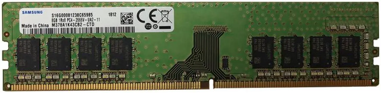 Main image of SAMSUNG 8G 288Pin DDR4 SDRAM 1Rx8 DDR4 2666MHz (PC4 21300) 1.2V Desktop Ram Memory