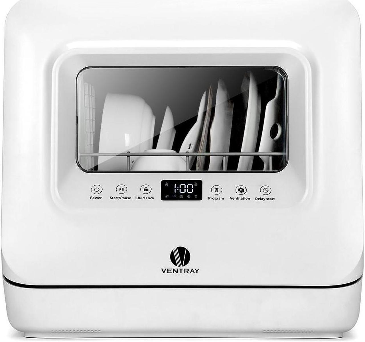 Main image of VENTRAY DW55AD Portable Countertop Dishwashers, Compact Dishwashers with 5 Washing Programs, Air Drying, for Small Apartment, Dorms, RVs