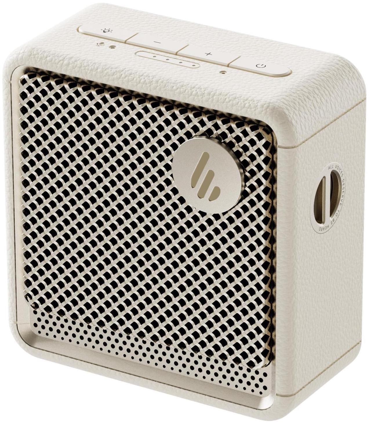 Alt view image 2 of 6 - Edifier Portable Bluetooth Speaker with IP67 Waterproof & Dustproof, 12 Hours Playtime, Wireless Connectivity for Home Office Outdoor - White