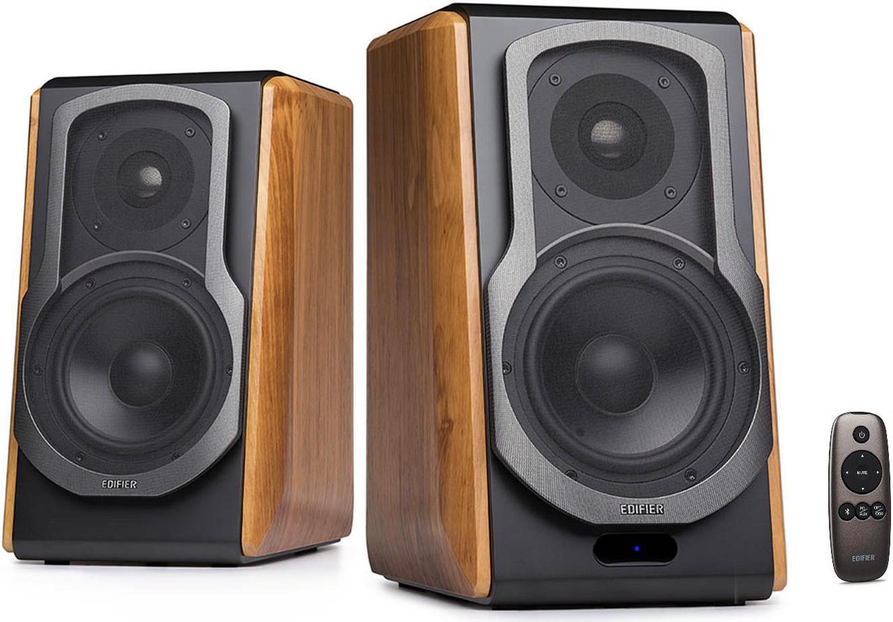 Edifier S1000DB Audiophile Active Bookshelf Speakers - Bluetooth 4.0 - Optical Input - Powered Near-Field Monitor Speaker