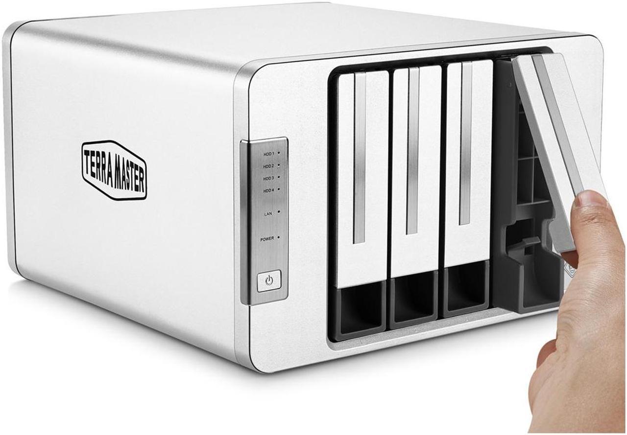 Alt view image 3 of 7 - TERRAMASTER F4-223 4Bay NAS Storage  High Performance for SMB with N4505 Quad-core CPU, 2GB DDR4 Memory, 2.5GbE Port x 2, Network Storage Server (Diskless)
