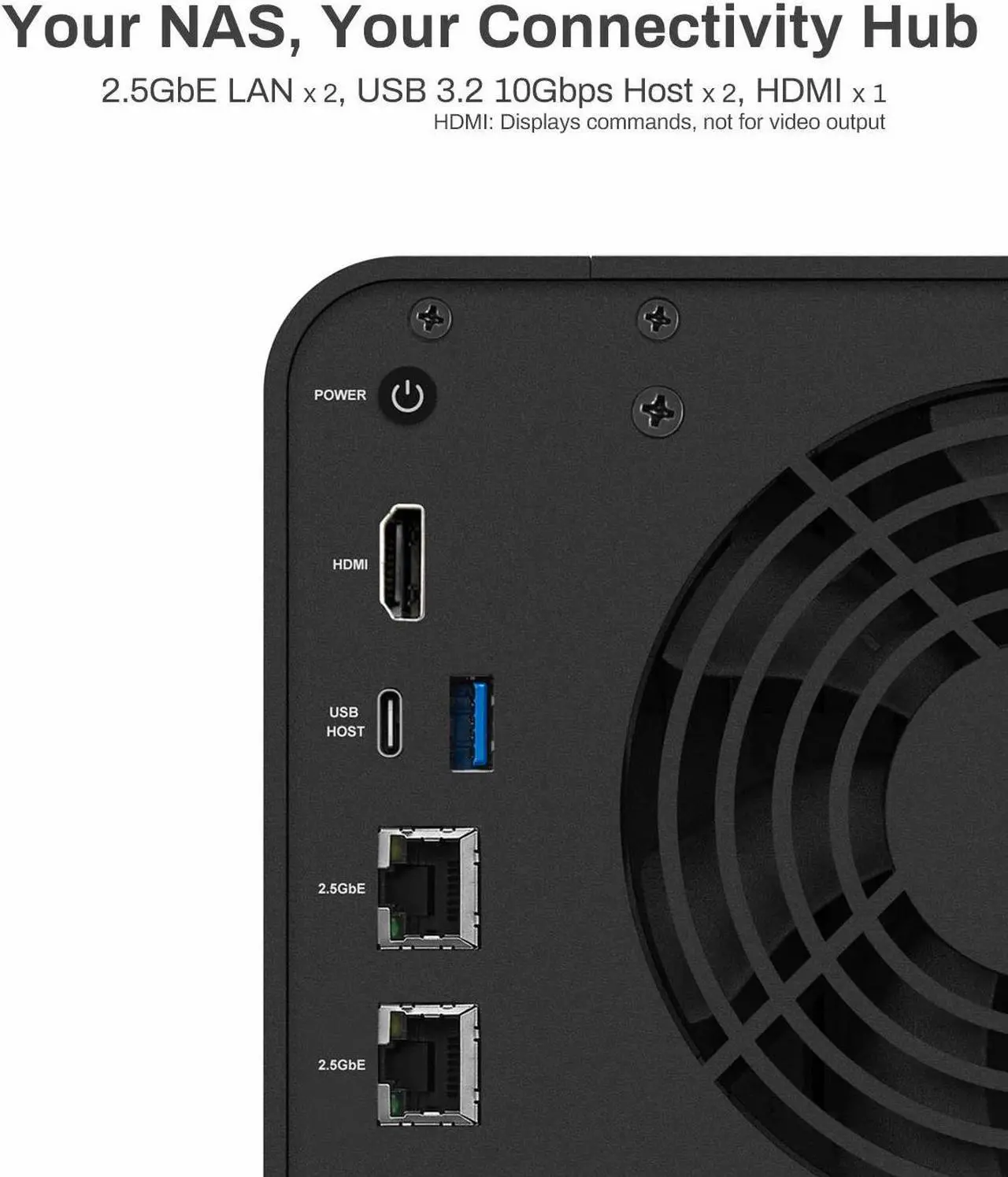 Alt view image 4 of 7 - TERRAMASTER F4-424 NAS Storage 4Bay N95 Quad-Core CPU, 8GB DDR5 RAM x 1, 2.5GbE LAN x 2, Network Attached Storage DiskStation with High Performance (Diskless)