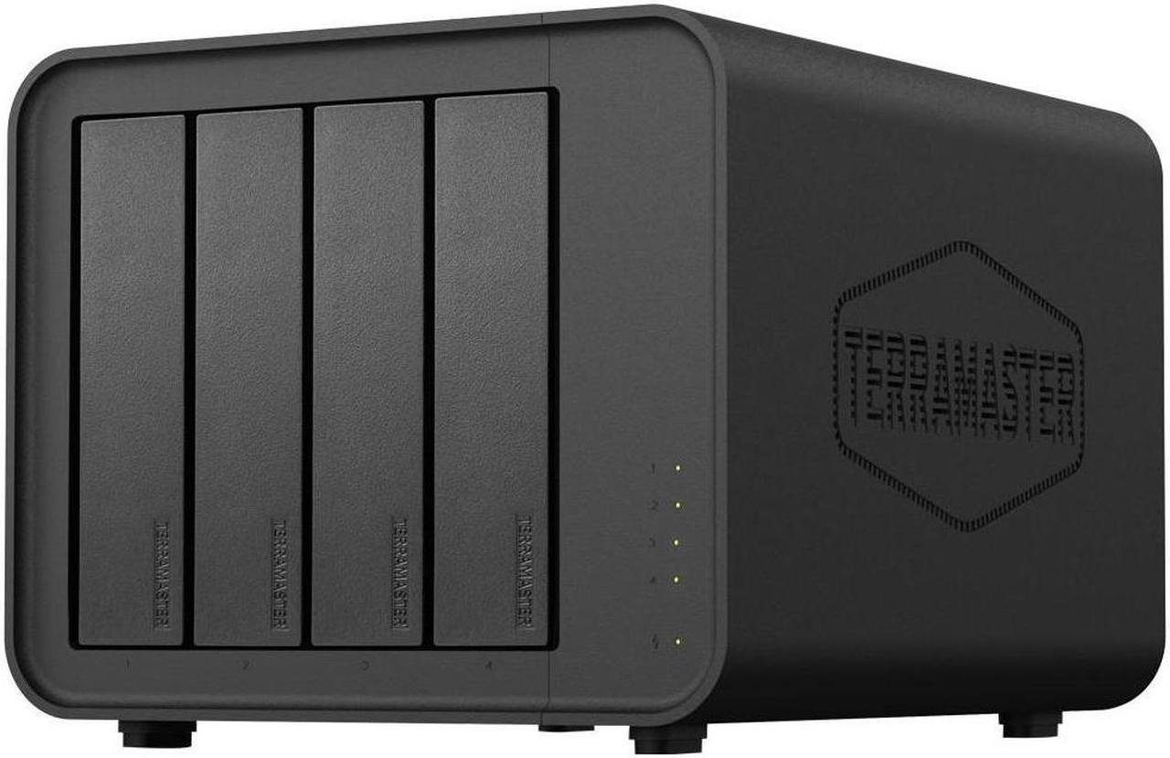 Main image of TERRAMASTER F4-212 4 Bay NAS - Quad Core CPU, 2GB DDR4 RAM, Network Attached Storage DiskStation Personal Cloud with Rich Backup Solutions (Diskless)