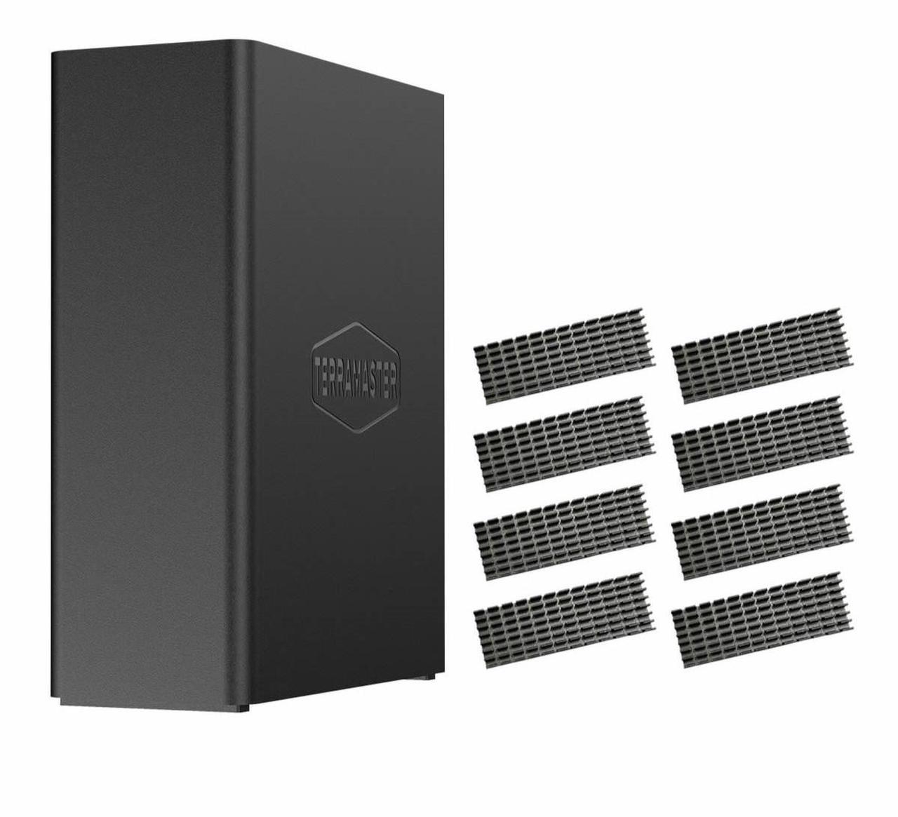 Main image of TERRAMASTER F8 SSD NAS Storage - 8Bay All SSD NAS Server N95 QuadCore CPU, 8GB DDR5 RAM, 10GbE Port, Palm-Sized Powerful Network Attached Storage (Diskless)
