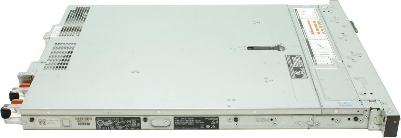 Alt view image 4 of 7 - Dell EMC PowerEdge R440 1U Silver 4208 2.1GHz RAM 16Gb SSD 480Gb RHY7W