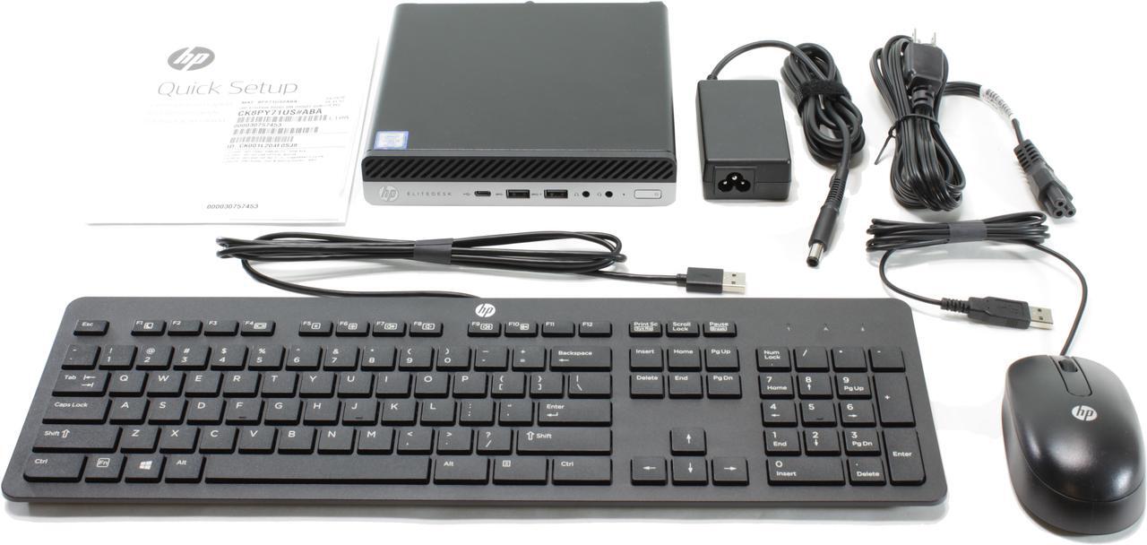 Main image of HP EliteDesk 800 G5 DM Core I5-9500T 2.2GHz SSD 128Gb RAM 8Gb Win10 8PY71US#ABA