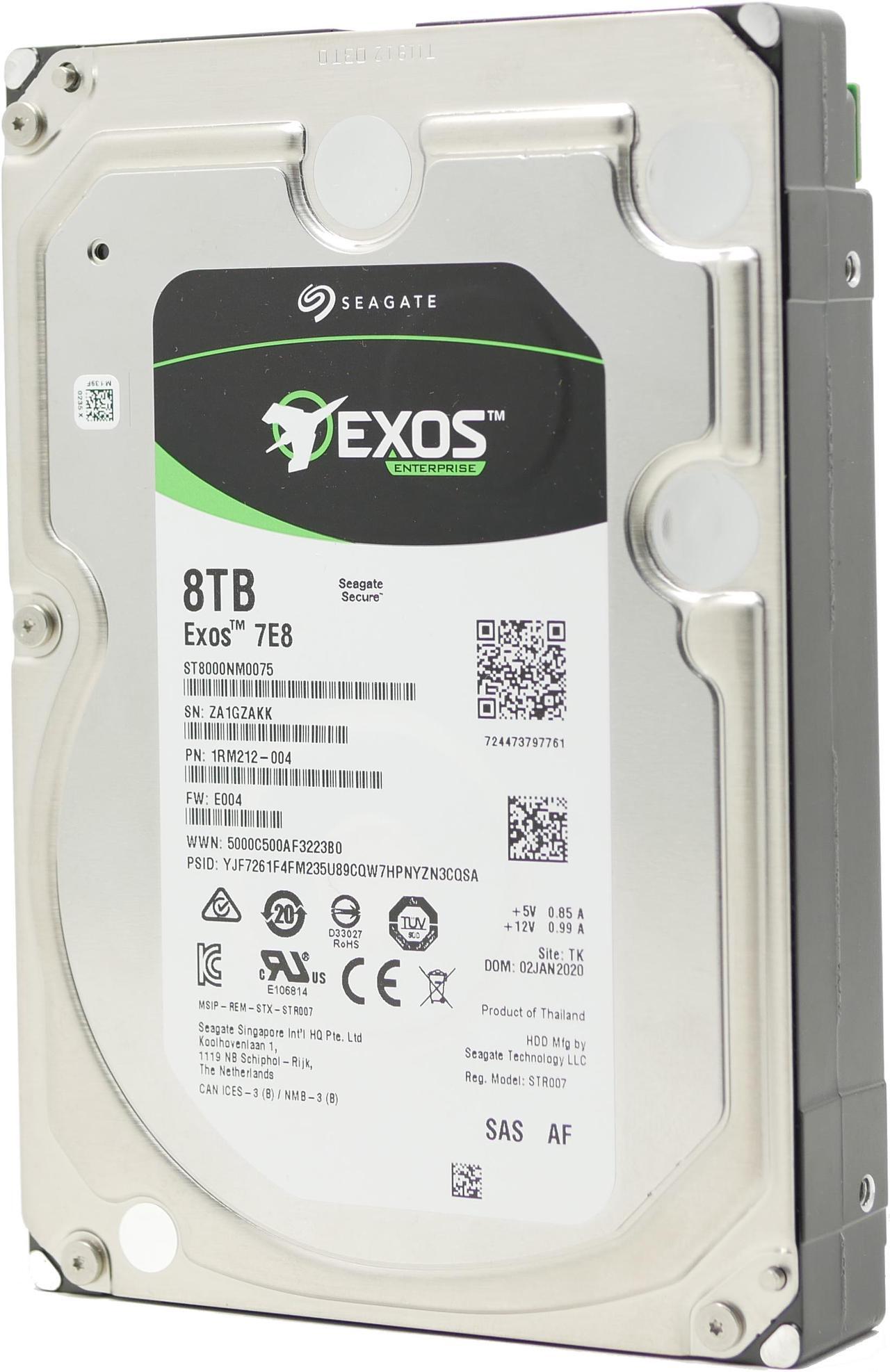 Alt view image 5 of 10 - Seagate ST8000NM0075 ST8000NM0075 8 TB Hard Drive - 3.5" Internal - SAS (12Gb/s SAS)