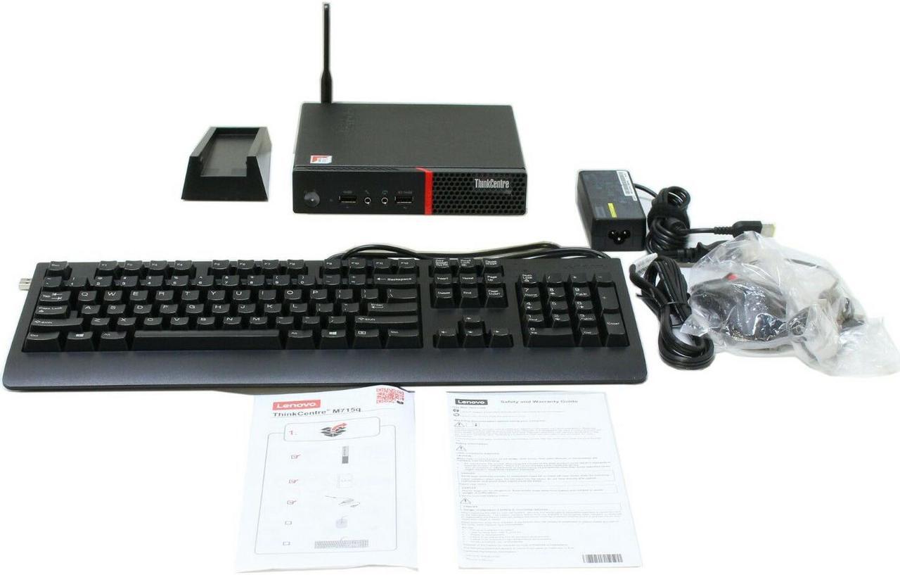 Main image of Lenovo ThinkCentre M715q tiny CPU AMD Pro A6-8570E 3.0GHz RAM 4 GB SSD 32GB Radeon R5 GigE 10RB000FUS