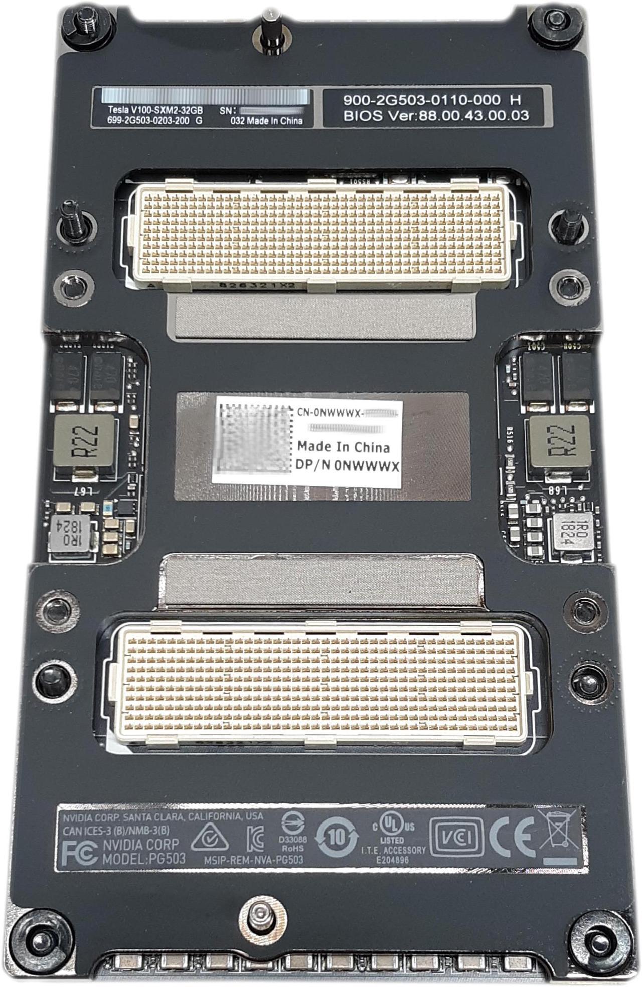 Alt view image 4 of 4 - Dell nVIDIA Tesla V100 32GB SXM2 GV100-896-A1 900-2G503-0110-000 NWWWX