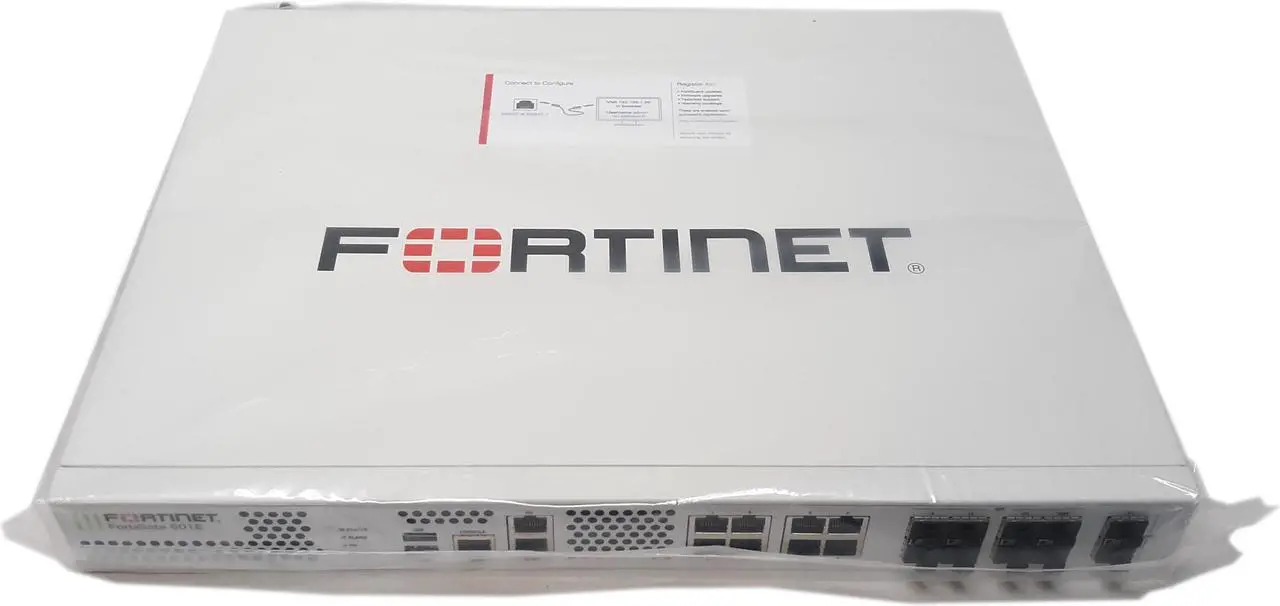Main image of Fortinet FortiGate 601E Security Appliance Firewall Switch FG-601E-BDL-988-12