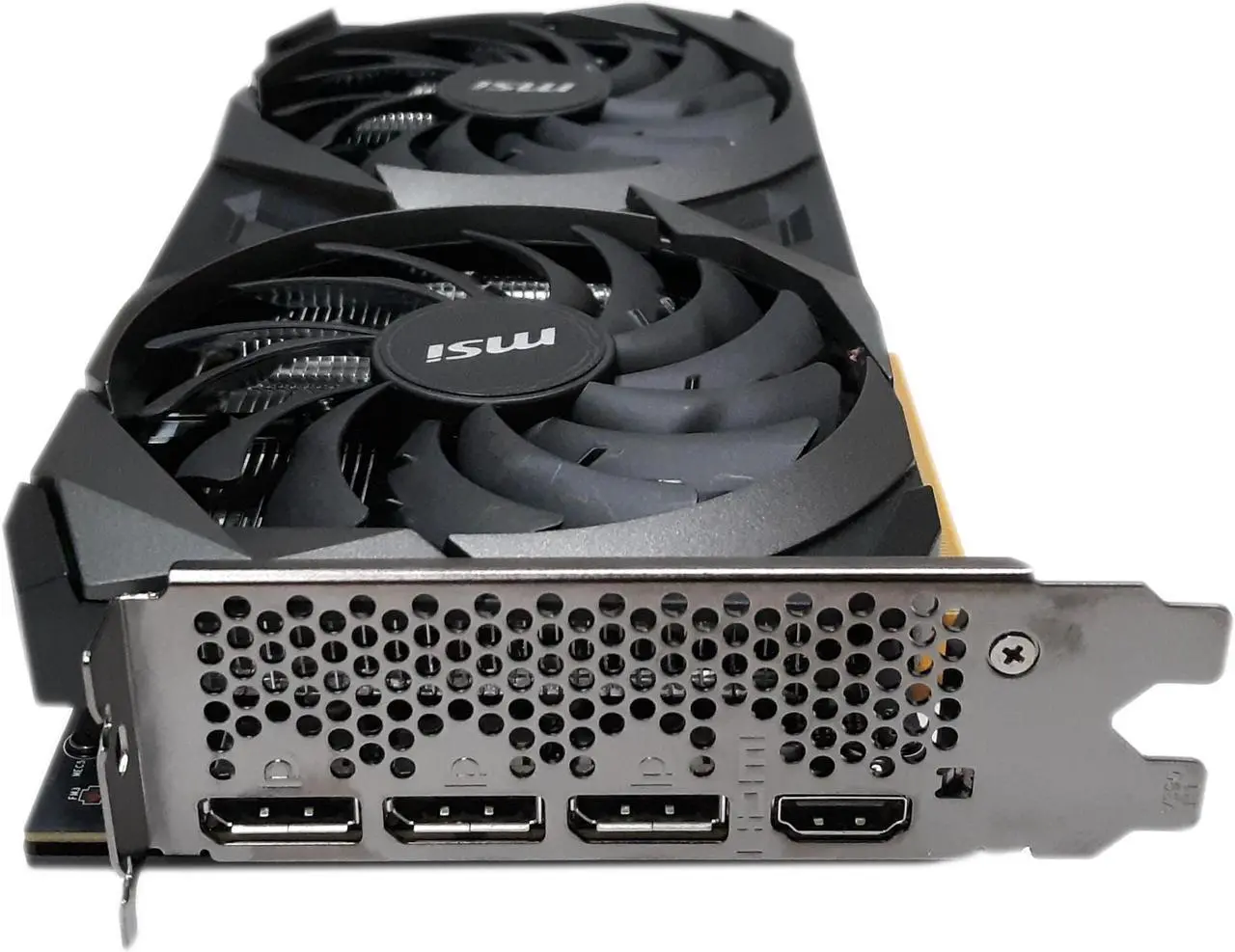 Alt view image 2 of 5 - MSI Nvidia GeForce RTX 3060 TI Ventus 2x 8GB OCV1 LHR PCIe4 x16 HDMI 3xDP