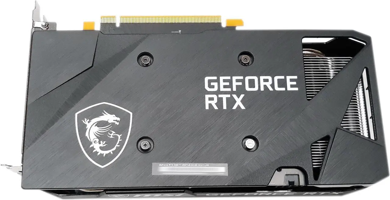Alt view image 4 of 5 - MSI Nvidia GeForce RTX 3060 TI Ventus 2x 8GB OCV1 LHR PCIe4 x16 HDMI 3xDP