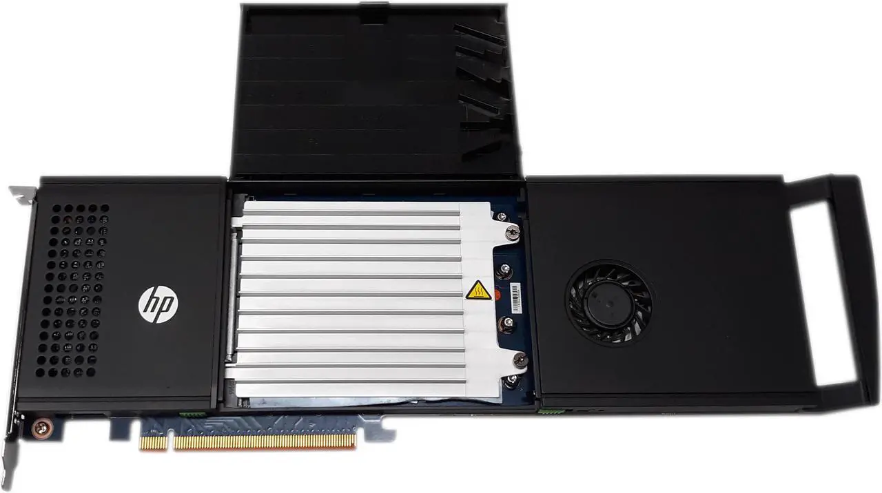 Alt view image 3 of 7 - HP Z Turbo Drive Quad Quadro Pro PCIe M.2 NVMe SSD Adapter 804086-002 841969-001