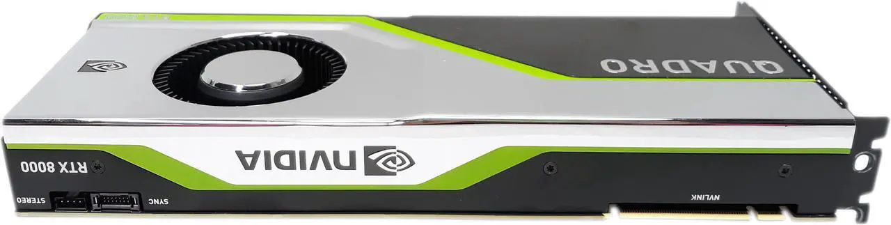Alt view image 3 of 6 - PNY nVidia Quadro RTX 8000 48GB GDDR6 ECC USB-C VCQRTX8000 900-5G150-1700-000