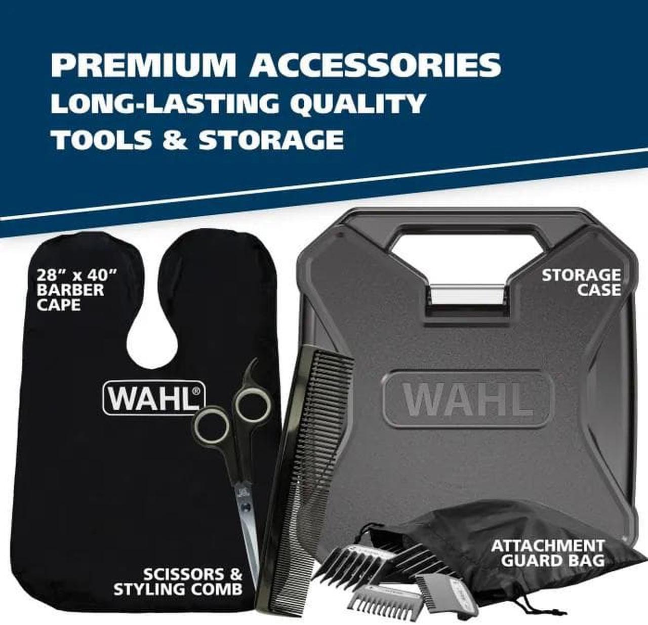 Alt view image 6 of 7 - WAHL Elite Pro Corded High Performance Hair Clipper Trimmer Cutting Kit 79602