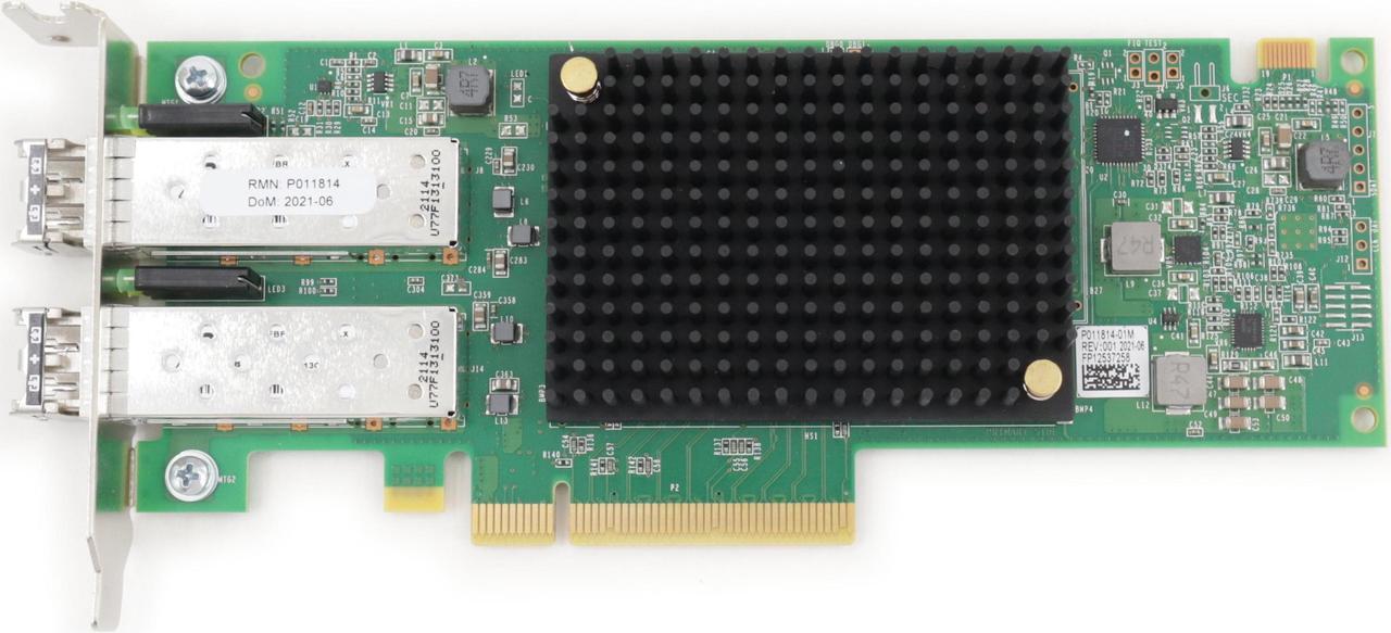 Main image of Emulex LPE35002-S4 host bus adapter PCIe 4.0 x8 32GB Fibre Channel 2 Port Gen 7