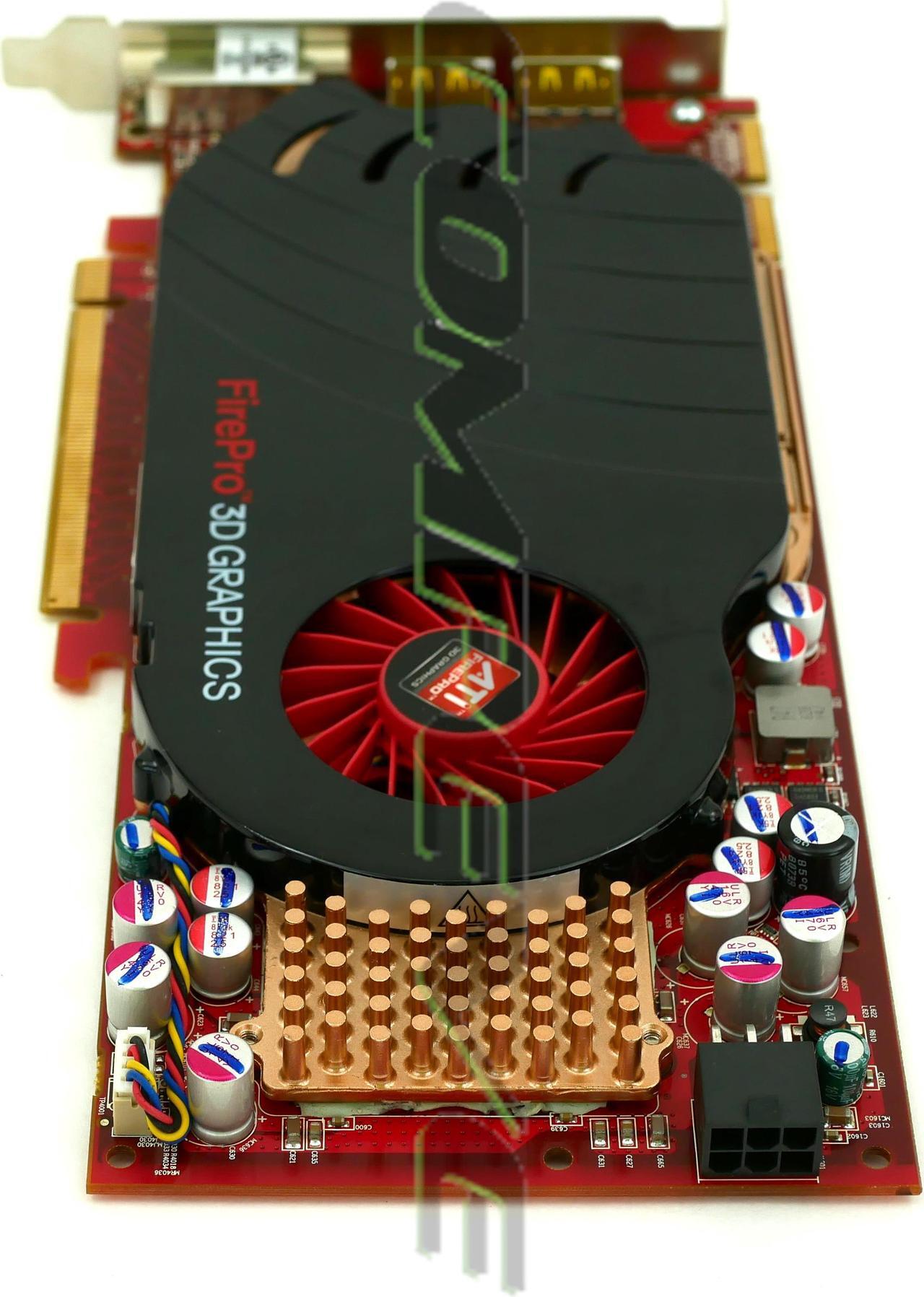 Alt view image 4 of 5 - Lenovo IBM AMD FirePro V7750 1GB GDDR3 PCIe x16 DP DVI 53Y8573
