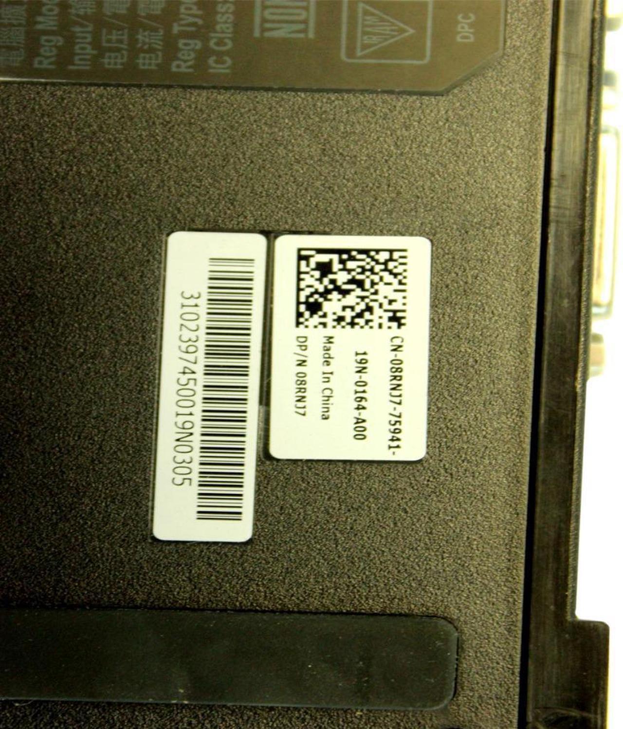 Alt view image 6 of 6 - USED: Dell K07A E-Port Replicator Dock E4200 E5500 E6400 Usb 2.0 VGA DVI - 8RNJ7