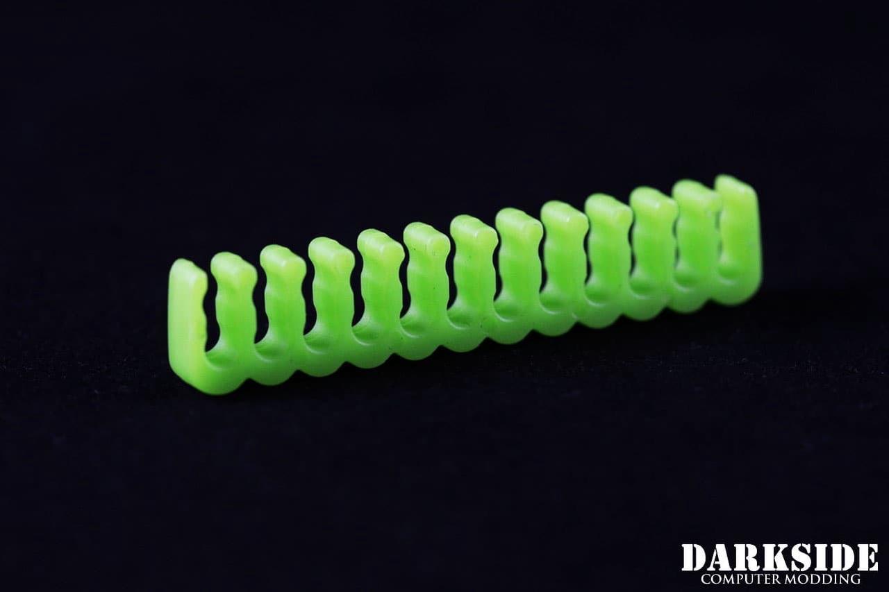 Darkside 24-pin Open-Closed Cable Management Comb – Green (DS-1051)