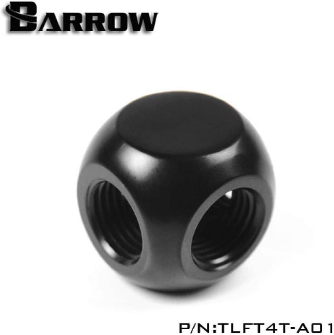 Barrow G1/4" 4-way Ball Fitting, Black